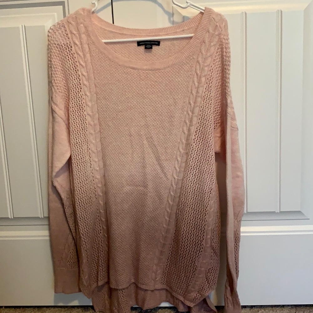 Ombré pink/mauve sweater